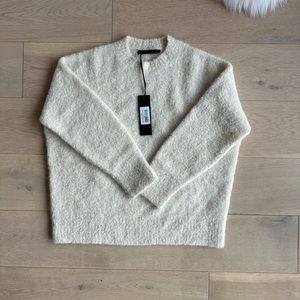 Jenni Kayne Alpaca Boucle Cocoon Crewneck